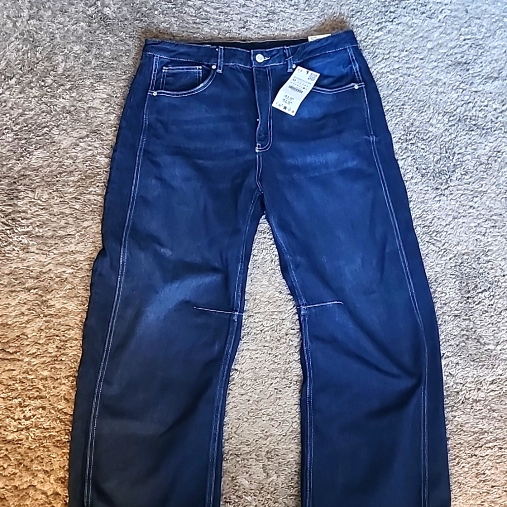 Zara relaxed mid rise Ballon jeans new with tags size 12